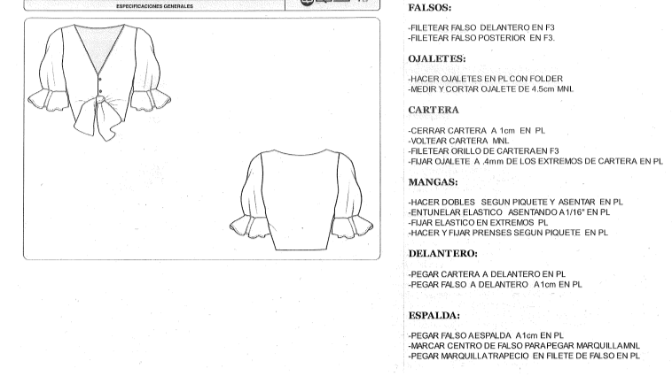 FICHA TECNICA DE ROPA GAT FASHION LAB