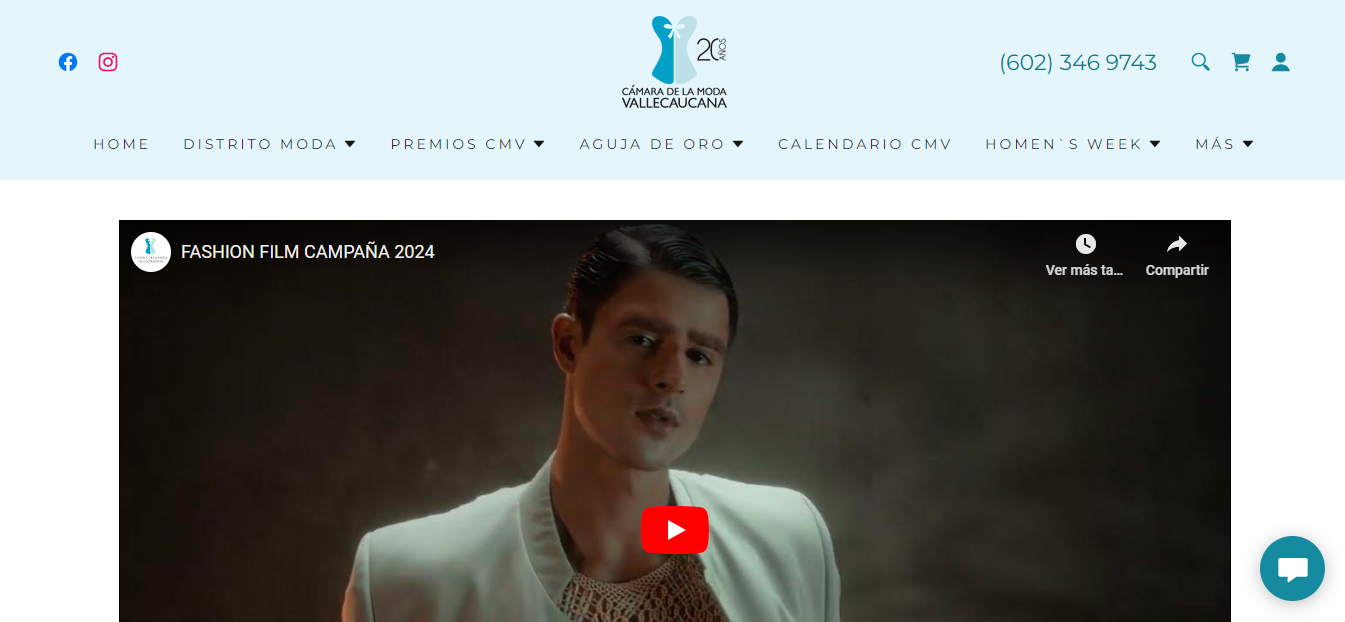 Página oficial de Cali Distrito Moda 2024
