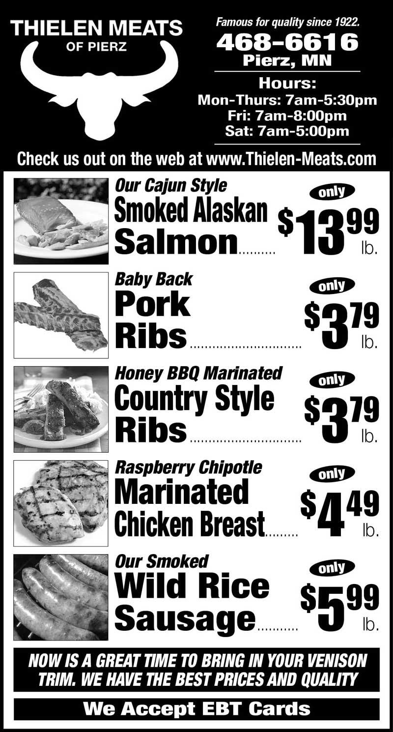 Meat Market in Pierz MN Thielen Meats of Pierz