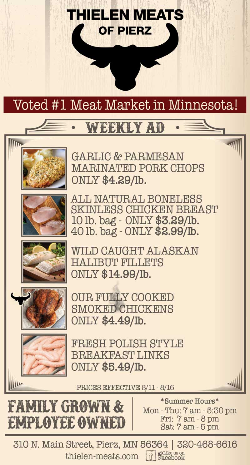 Thielen Meats Pierz Weekly Specials