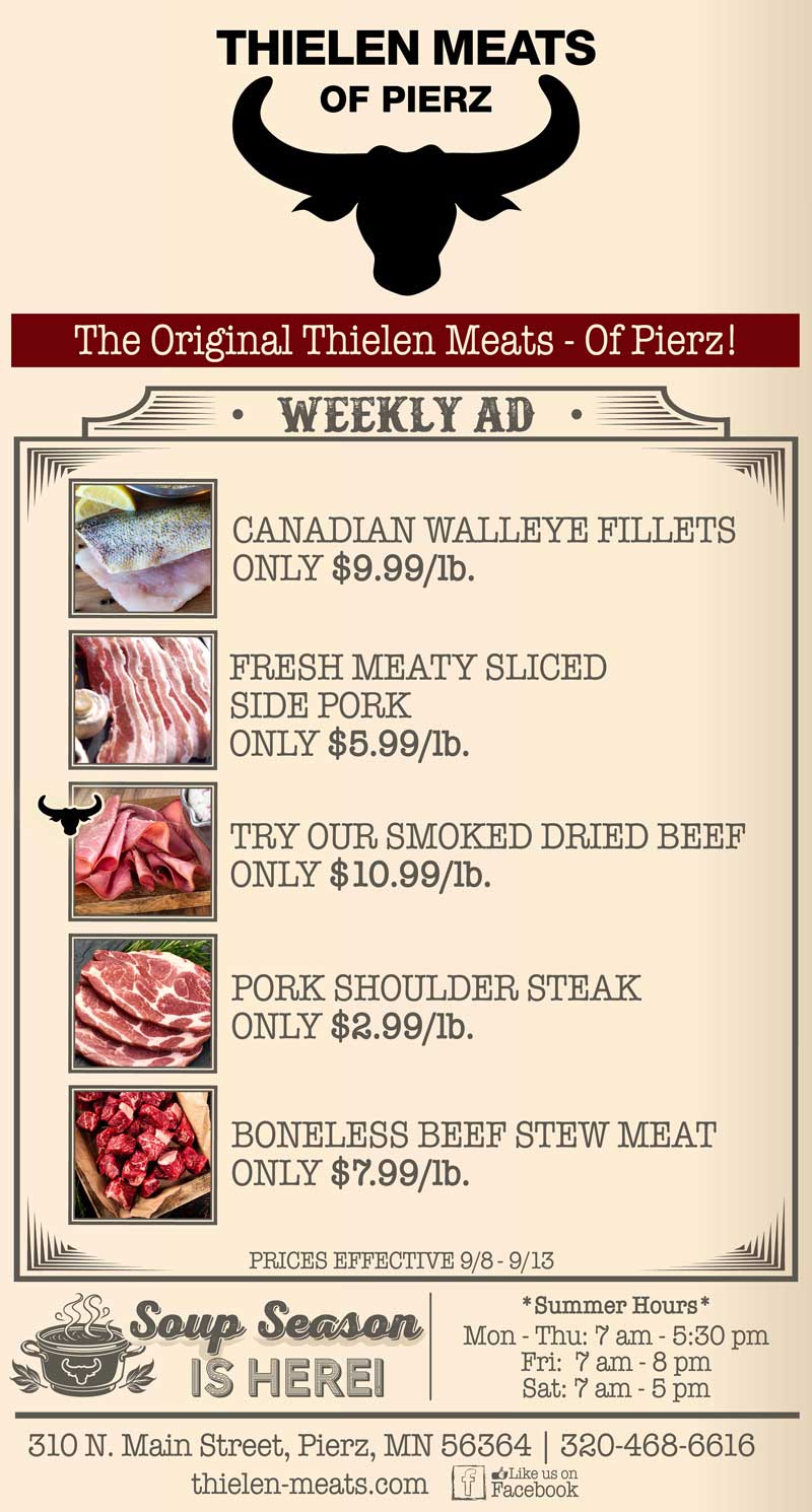 Thielen Meats Pierz Weekly Specials
