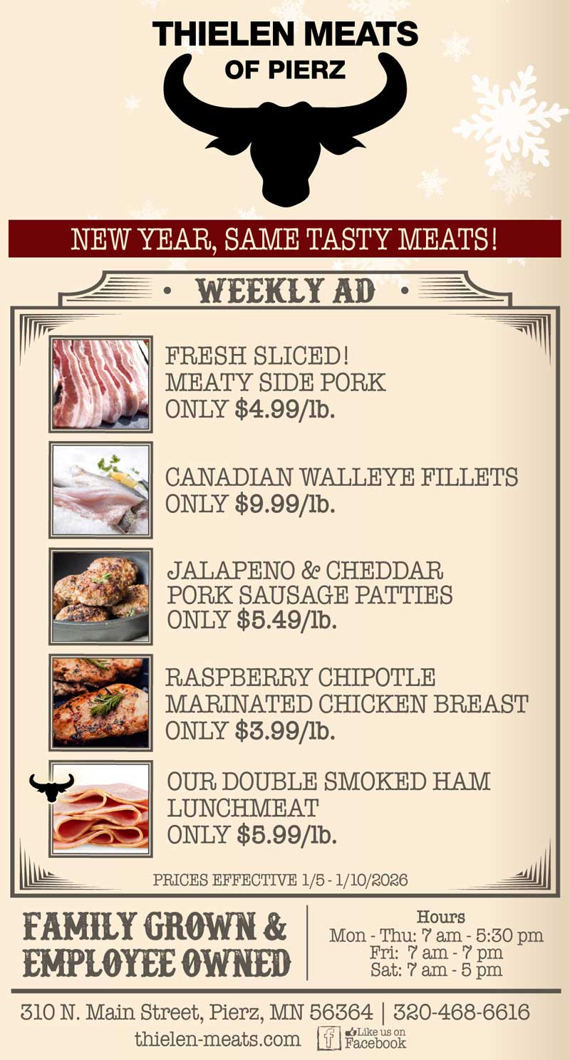 Thielen Meats Pierz Weekly Specials