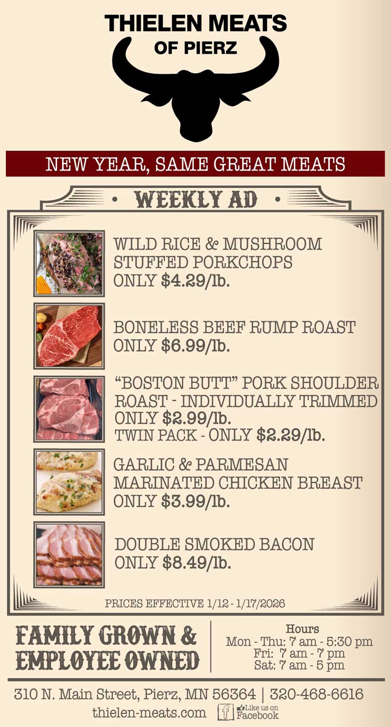 Thielen Meats Pierz Weekly Specials