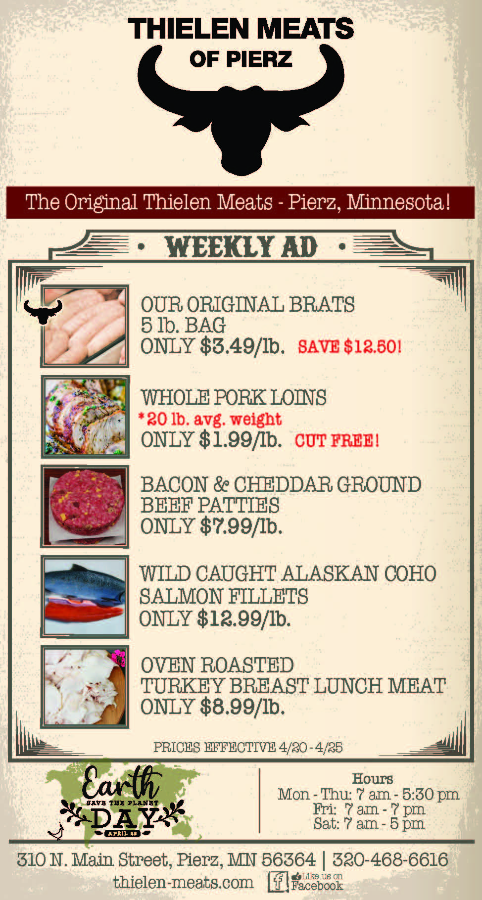 Thielen Meats Pierz Weekly Specials