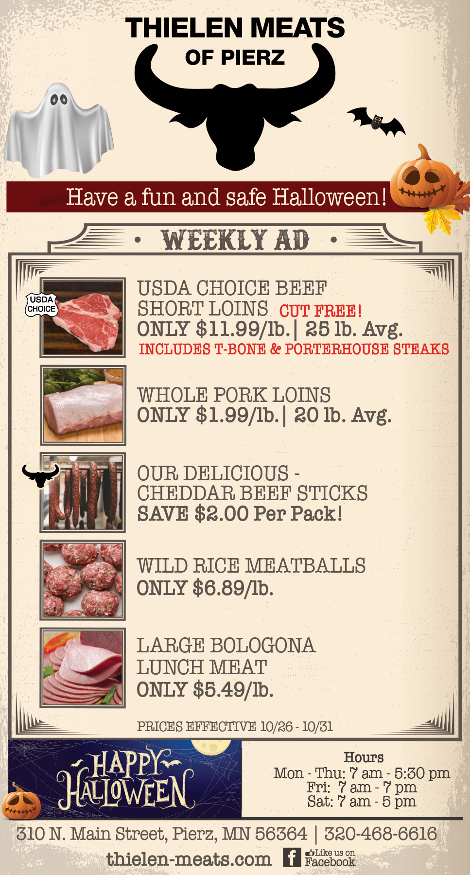 Thielen Meats Pierz Weekly Specials