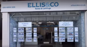 Outside of ellis and co in Mill Hill.