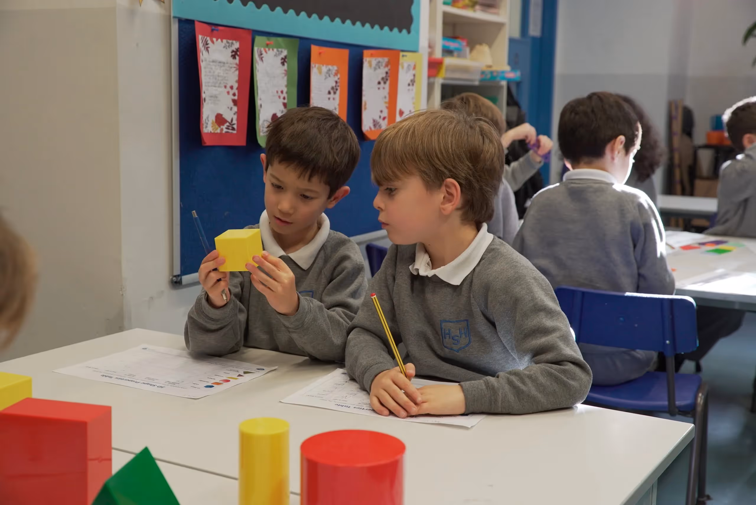 Kids dancing inside Hampstead Hill School