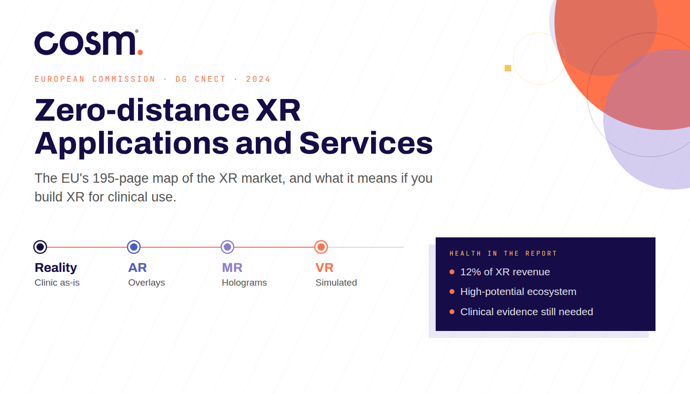 EU Commission report Zero-distance XR Applications and Services