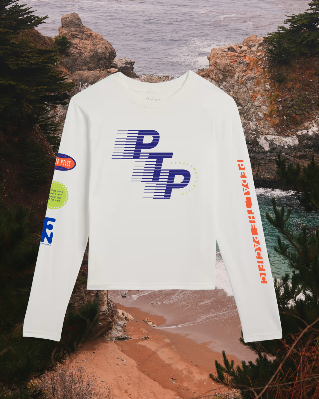 Made on a premium Quince long-sleeve relaxed cut-off tee, this is our first-ever long sleeve! Designed with sporty energy, subtle side icons, and an ode to Freaks of Nature as our inspiration. PLEASE NOTE: These t-shirts will print on February 1 after we receive a pre-order of sizes. To ensure your size, order now! After that, we will have limited sizing available.