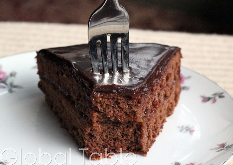 Austrian Chocolate Tart with Apricot Jam | Sacher-torte Recipe