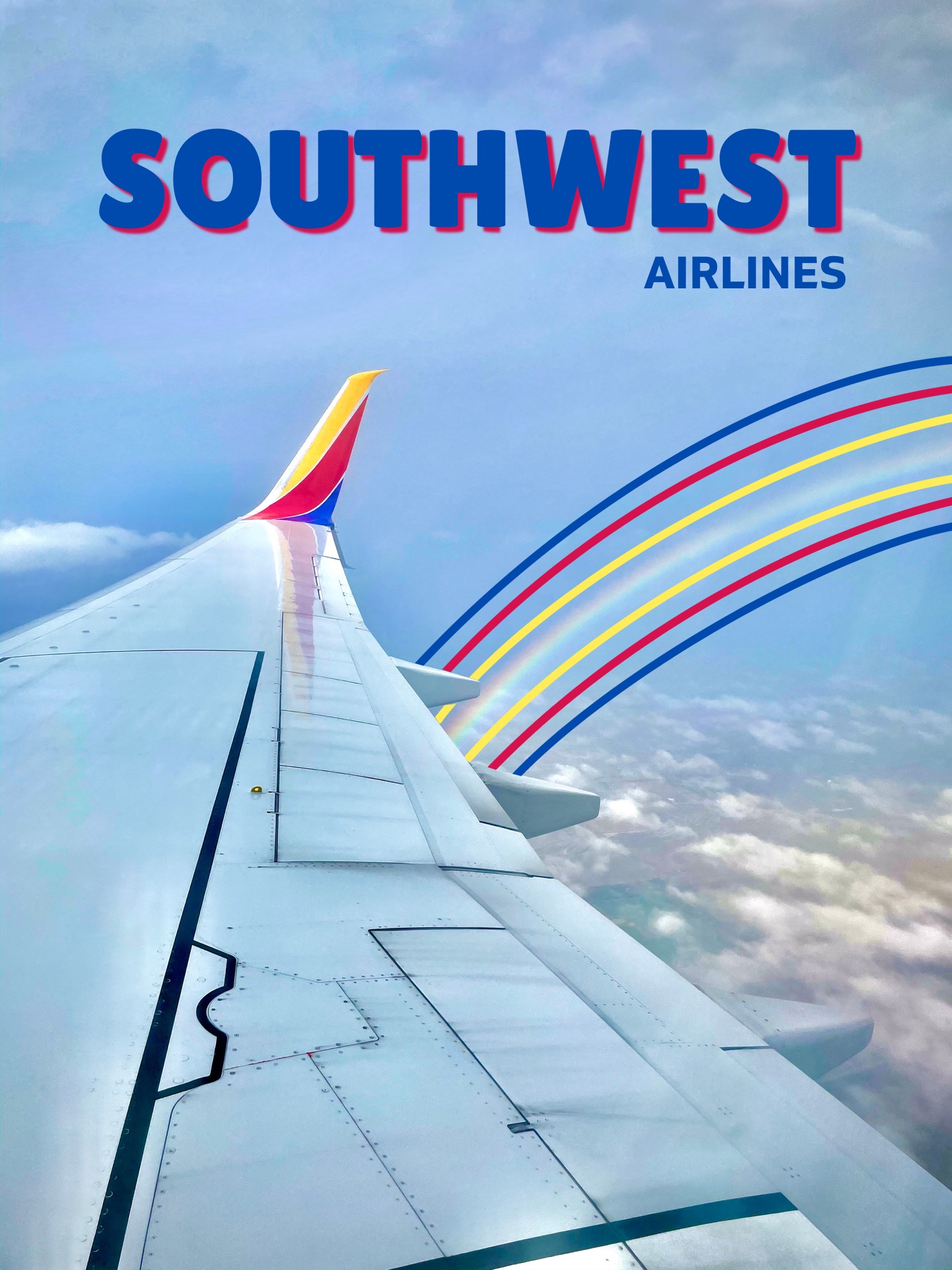 Southwest airplane with creative elements