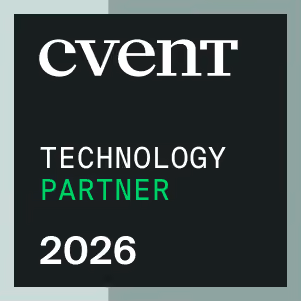 Walls.io Cvent technology partner badge
