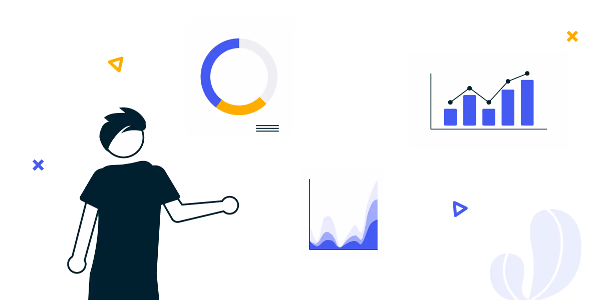 An illustration displaying accessibility icons and a person pointing to them