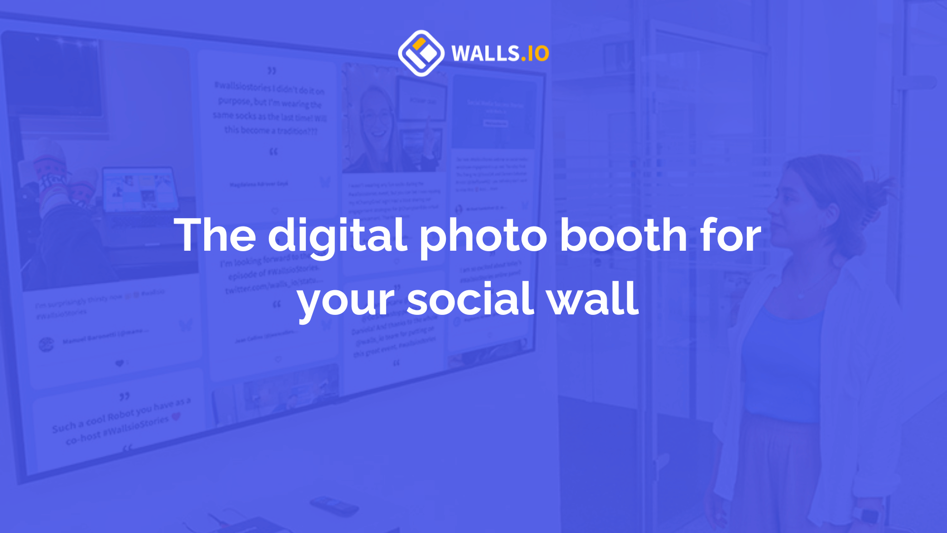 Digital Photo Booth Software - Walls.io Lens