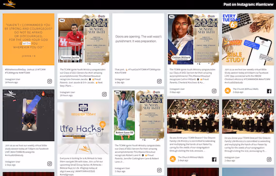 embedded social wall for eCommerce example picture showing the social feed embed of IKEA Poland for its kitchen department