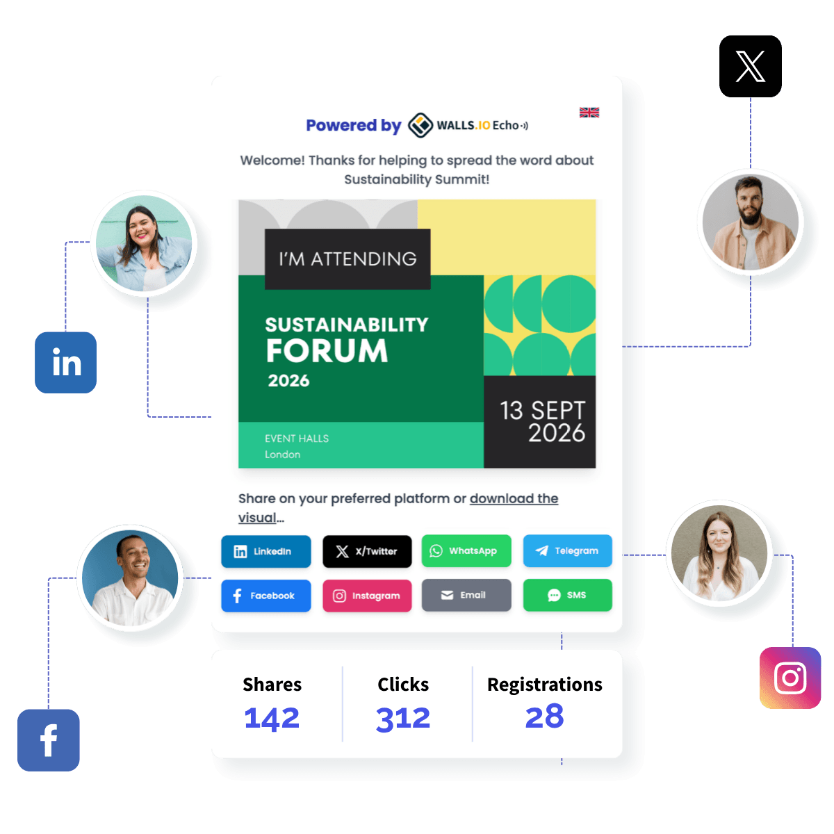 A Pinterest UGC widget for social proof