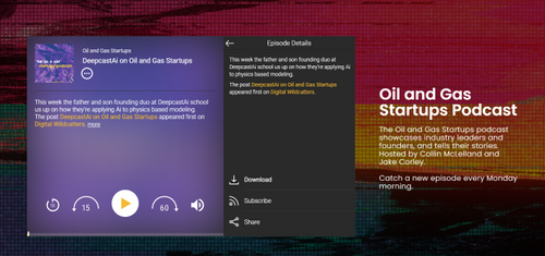 DeepCast Podcast Interview at Digital Wildcatters