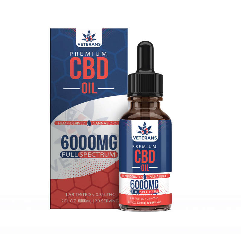 6000mg CBD Oil | Premium Full Spectrum Cannabidiol 6000mg