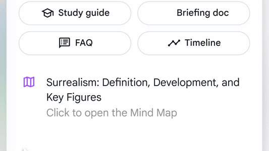 NotebookLM walkthrough — upper right