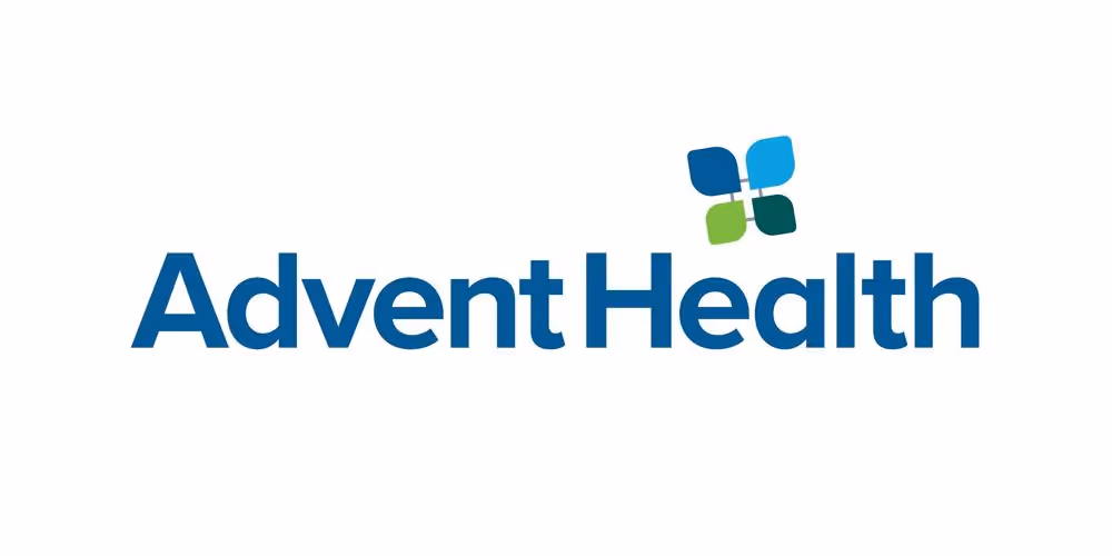 Advent Health logo with link to their website