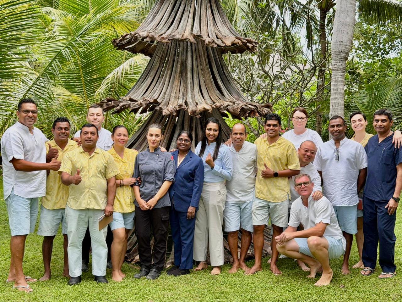 NSURE team members with Six Senses team members during HACCP certification