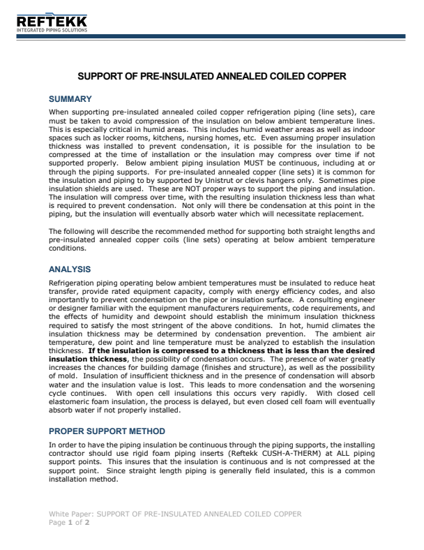 Support of Pre Insulated Annealed Coiled Copper