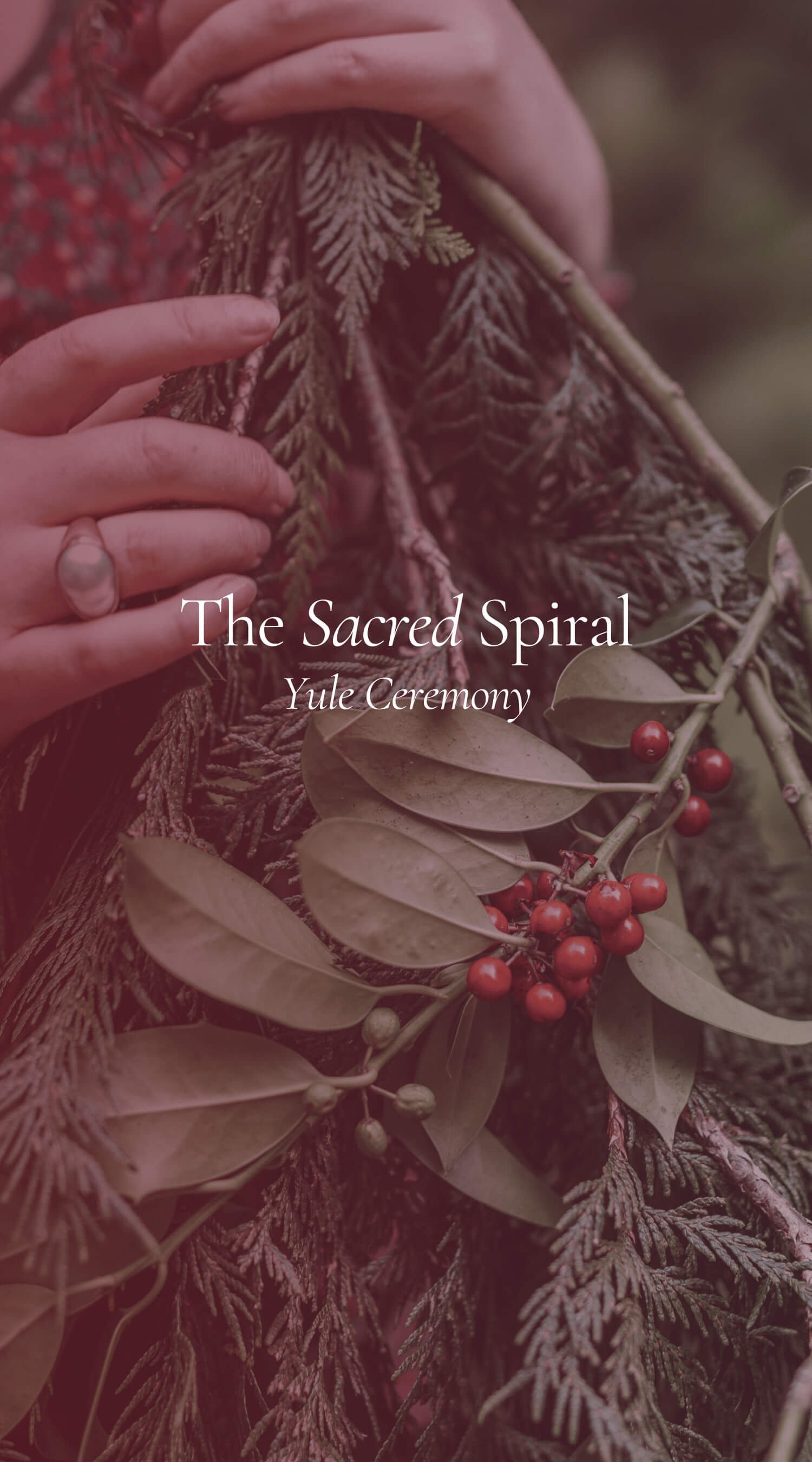 Sacred Spiral Yule Ceremony