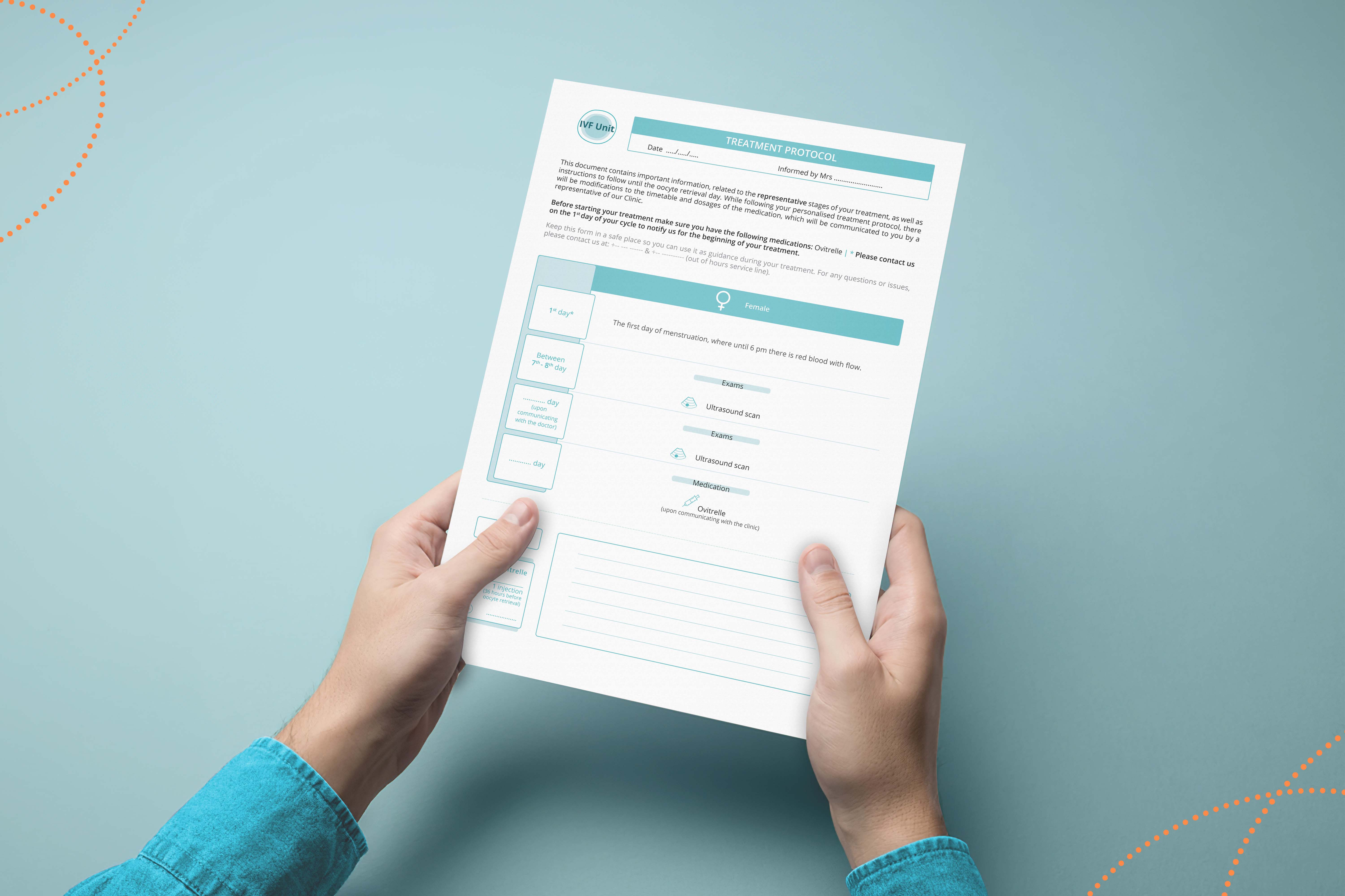 Communicating the treatment process