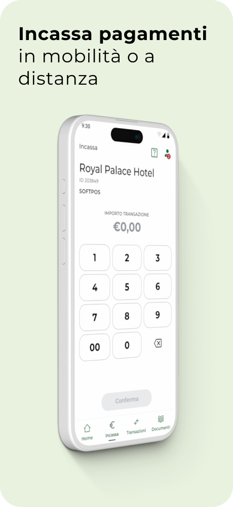 Pay by App screen