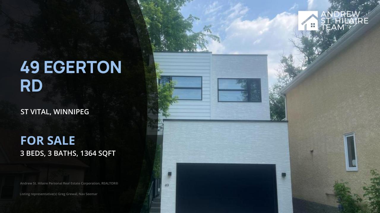 49 Egerton Road, Winnipeg - For Sale