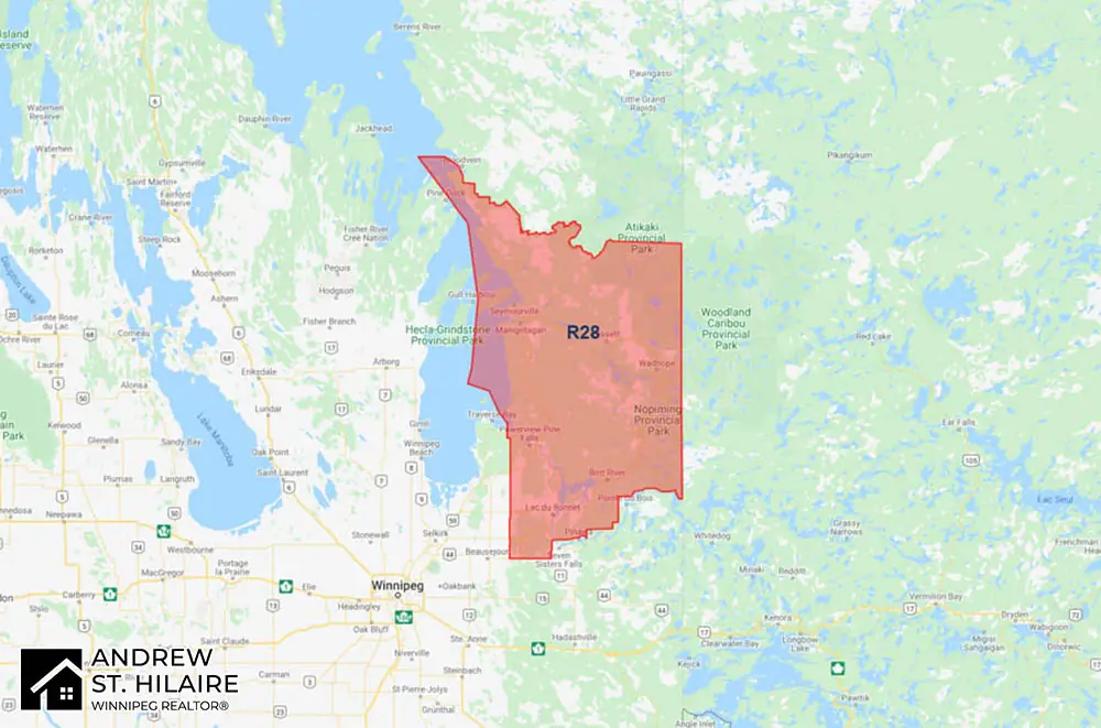 MLS® Map Winnipeg for R28 Area