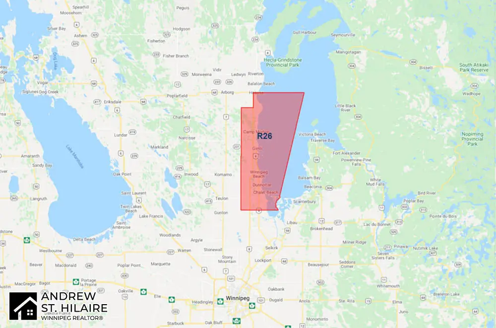 MLS® Map Winnipeg for R26 Area