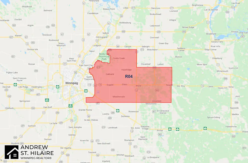 MLS® Map Winnipeg for R04 Area