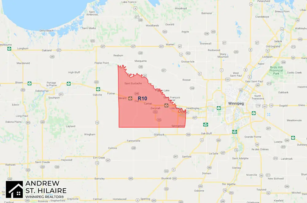 MLS® Map Winnipeg for R10 Area