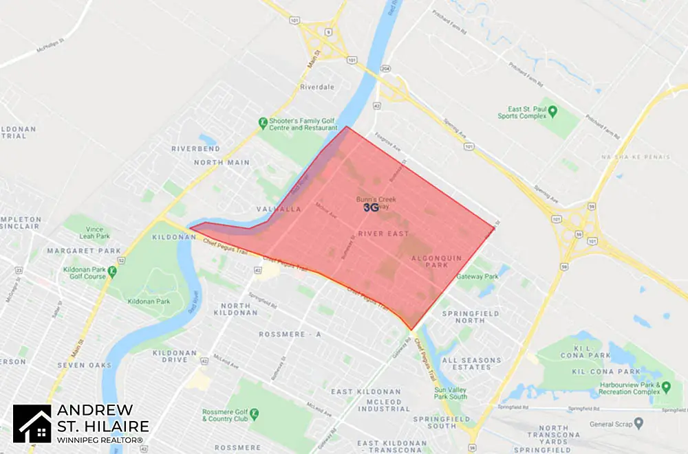 MLS® Map Winnipeg for 3G Area