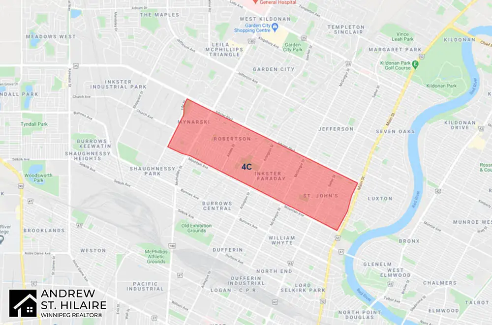 MLS® Map Winnipeg for 4C Area