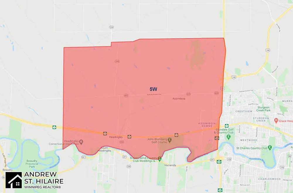 MLS® Map Winnipeg for 5W Area