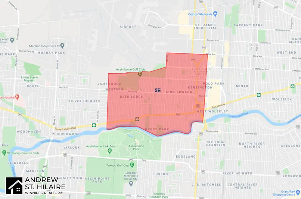 MLS® Map Winnipeg for 5E Area