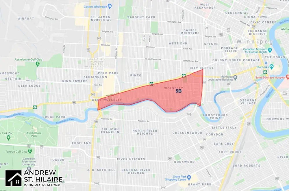 MLS® Map Winnipeg for 5B Area