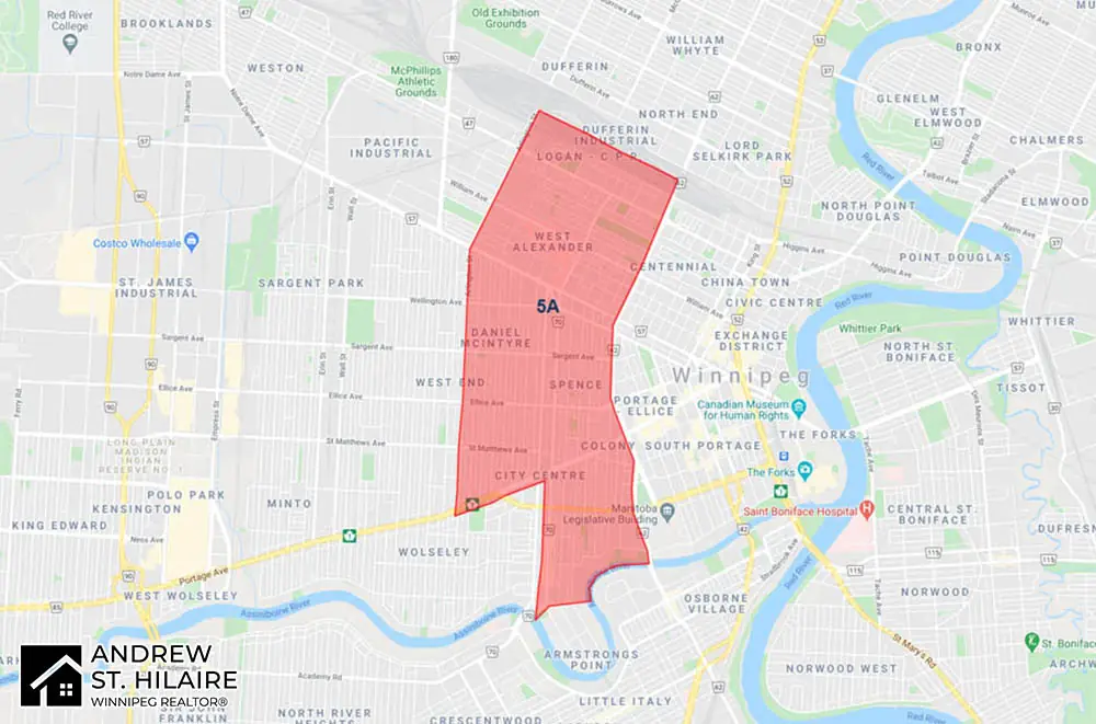 MLS® Map Winnipeg for 5A Area