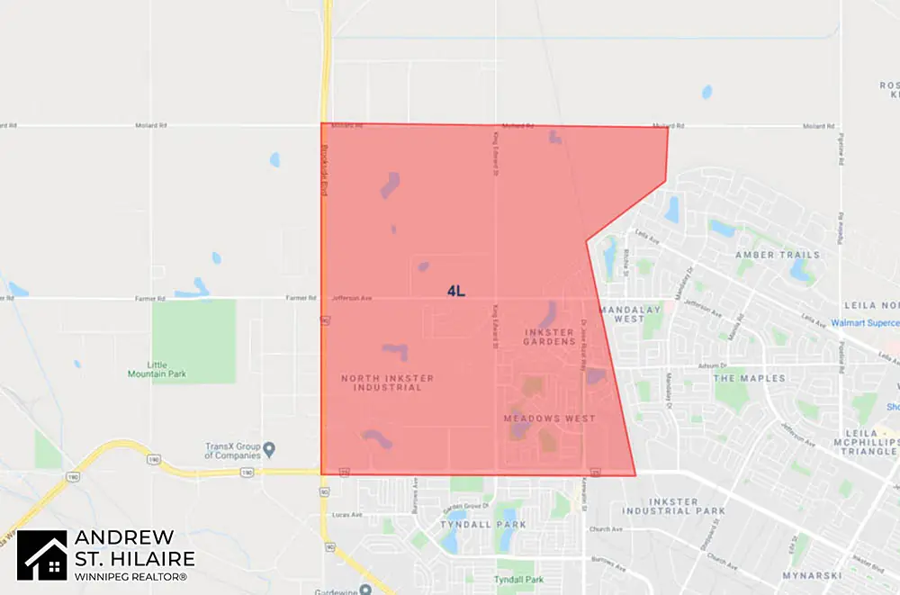 MLS® Map Winnipeg for 4L Area