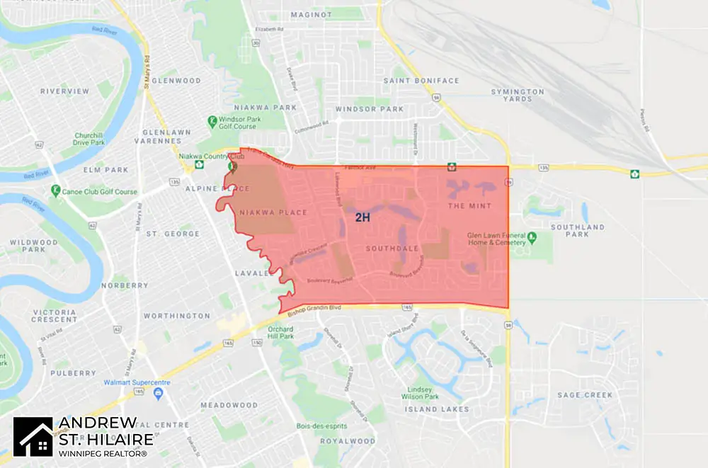 MLS® Map Winnipeg for 2H Area
