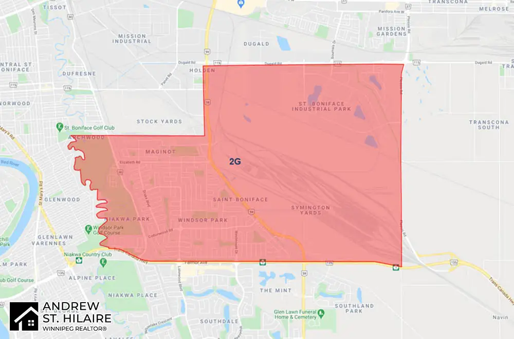 MLS® Map Winnipeg for 2G Area
