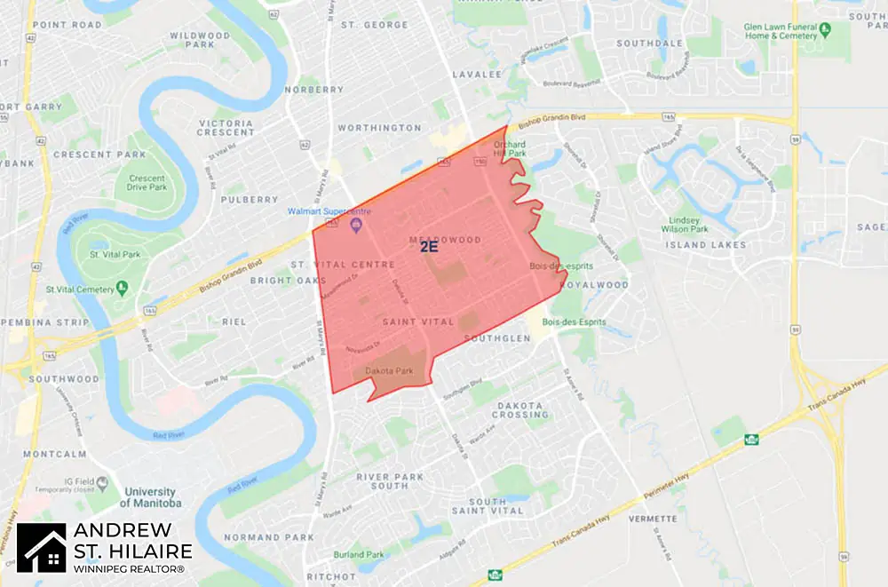 MLS® Map Winnipeg for 2E Area