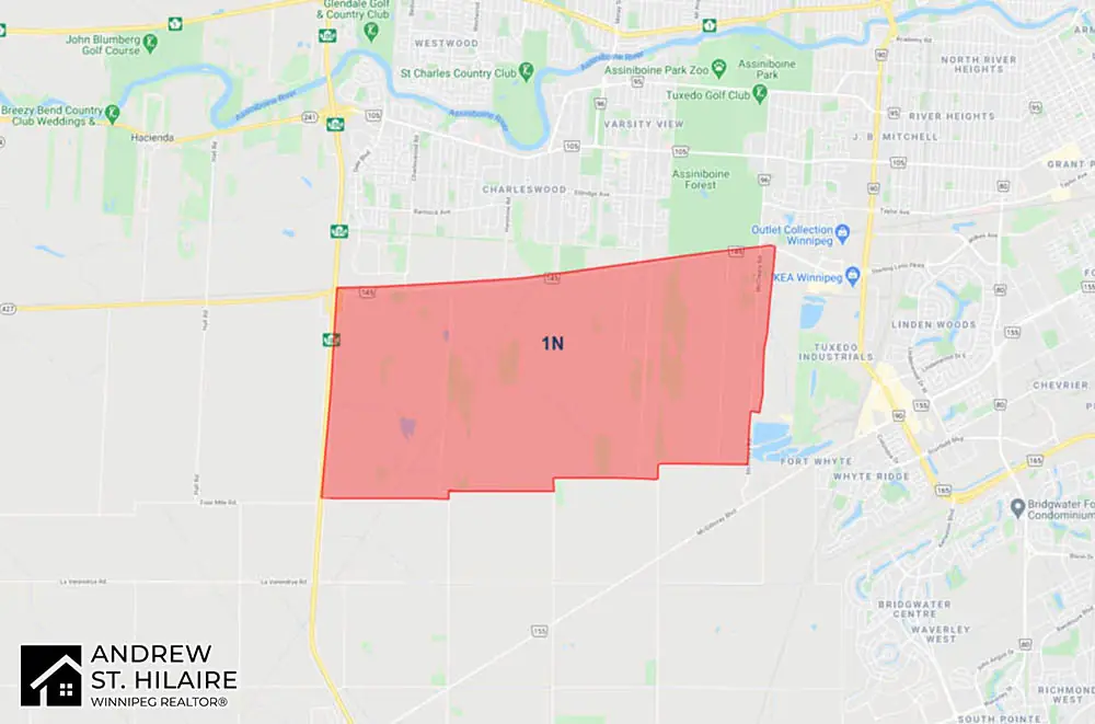 MLS® Map Winnipeg for 1N Area