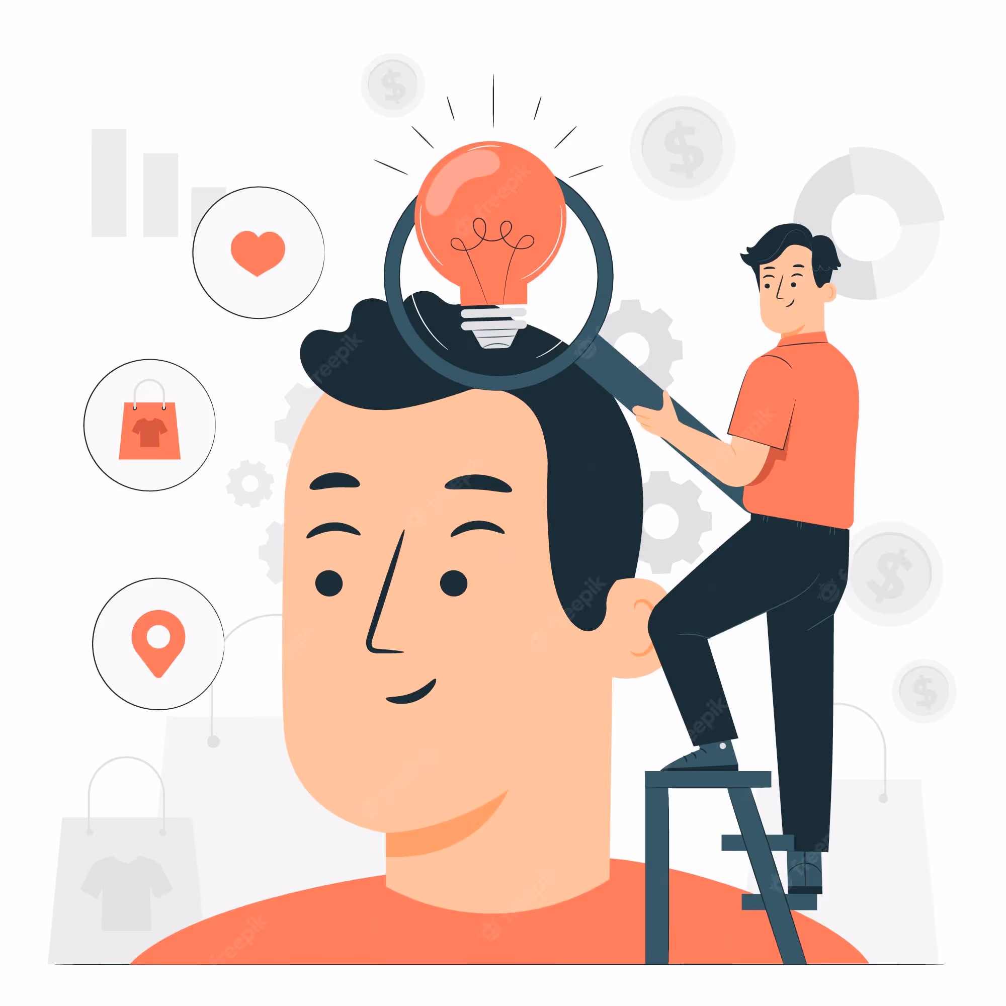 Behavior vector image