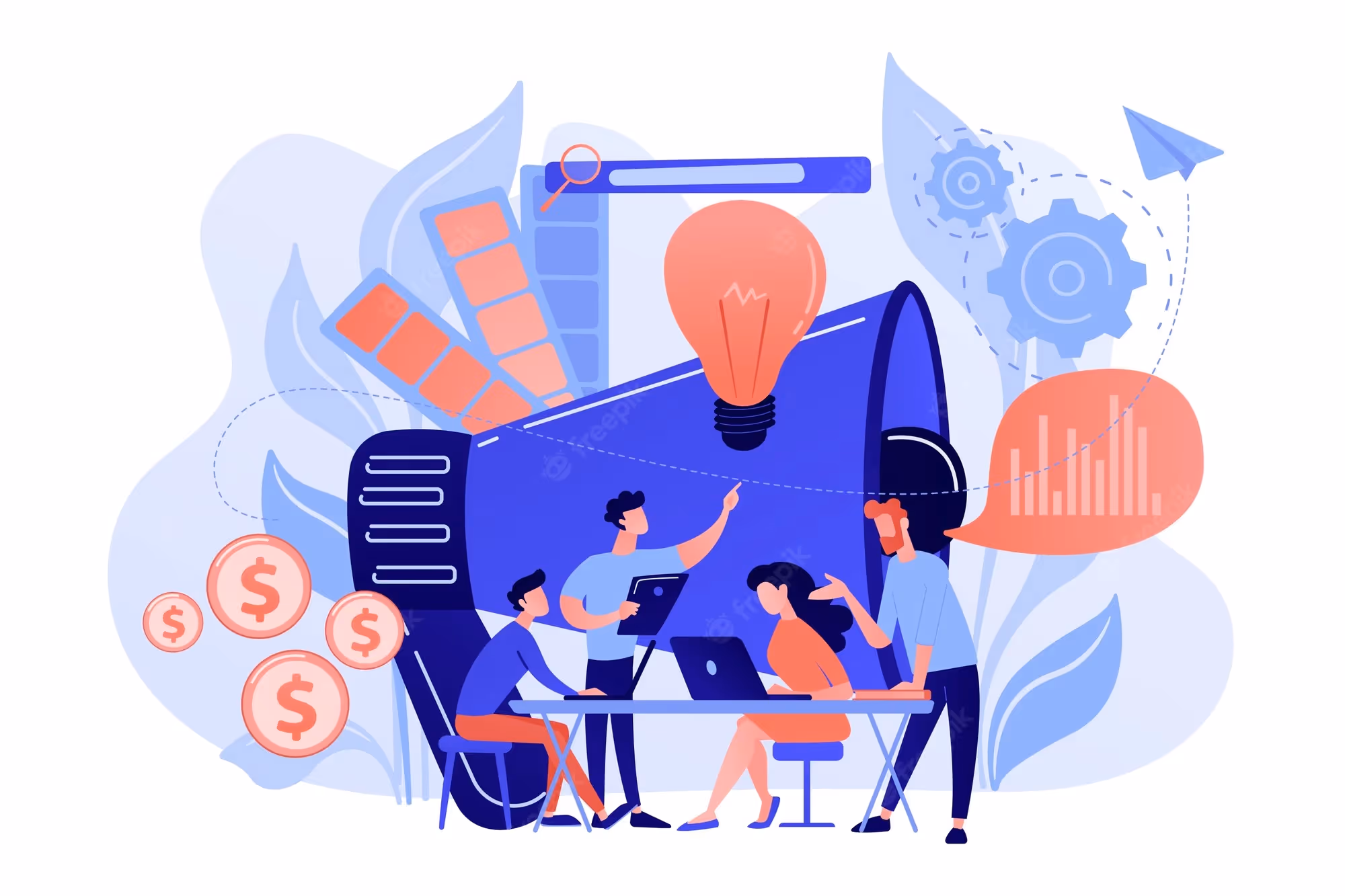 Marketing vector image