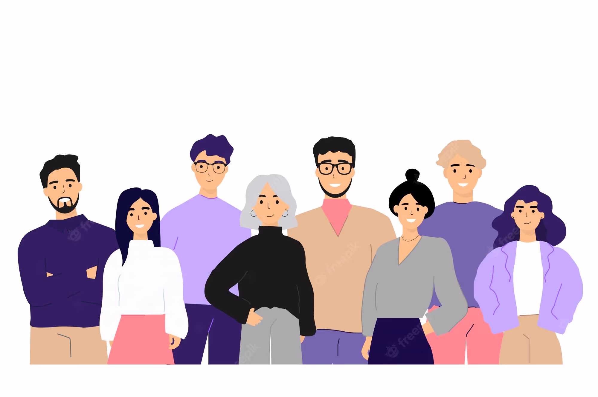 Employees vector image