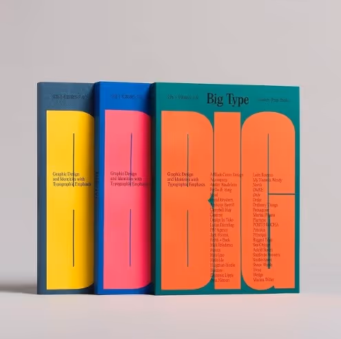 Books with large typography