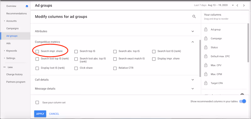 Google ads optimization 